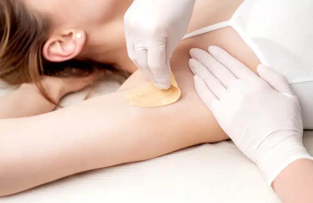 การแวกซ์ขน