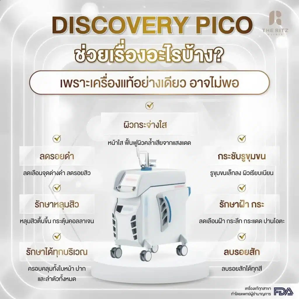 ปัญหาผิวหน้าที่รักษาได้ด้วย Pico Laser