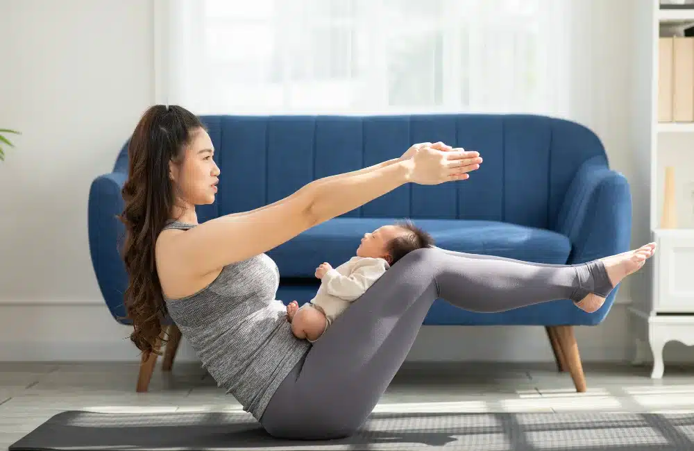 วิธีทำให้ท้องยุบหลังผ่าคลอด